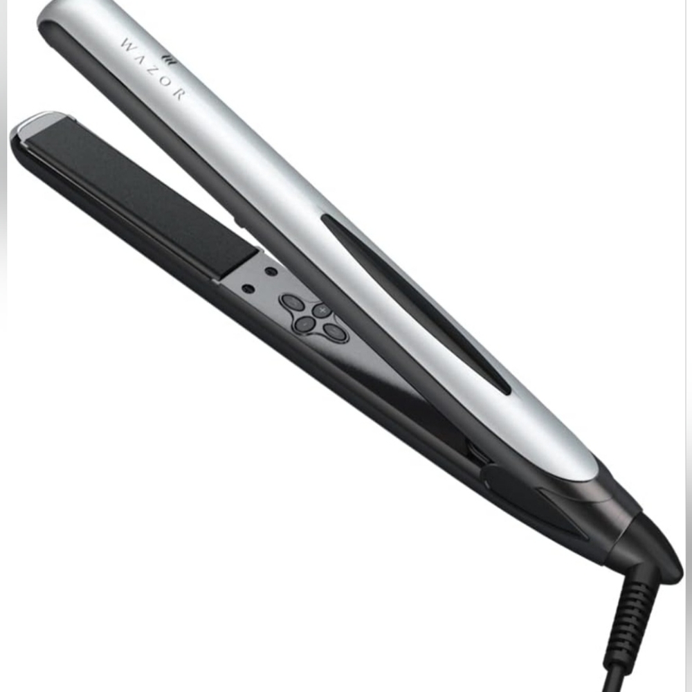 1 Inch Ionic Ceramic Hair Straightener Professional Flat Iron with LED Digital a